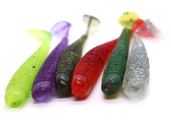 Hitfish Tukashine 6.3CM (2.5 inch), culoare R115 (10buc/plic) - imagine 4
