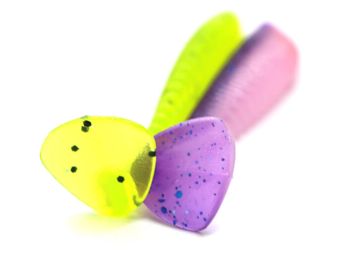 Hitfish Ribby Shad 7.6CM (3 inch), Floating, culoare R104 (5buc/plic) - imagine 4