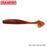 Damiki Jumble Shad 10.2CM (4 inch), 204 (Motor Oil Red), 8buc/plic - imagine 2