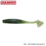 Damiki Jumble Shad 10.2CM (4 inch), 304 (Watermelon Black), 8buc/plic - imagine 2
