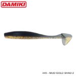 Damiki Jumble Shad 10.2CM (4 inch), 445 (Mud Gold Shad 2), 8buc/plic - imagine 2