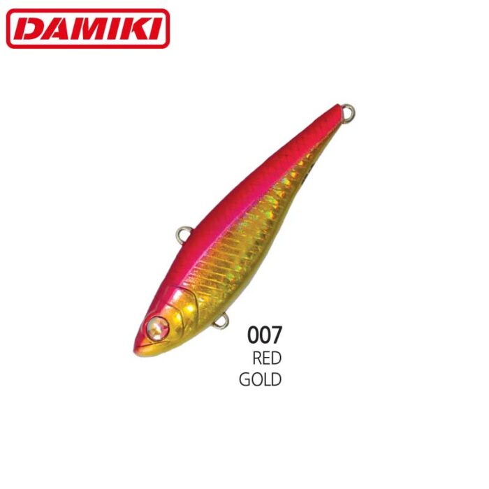 Damiki TOKON VIB-80 8CM, 23.5Gr (Sinking), 007 (Red Gold) - imagine 8