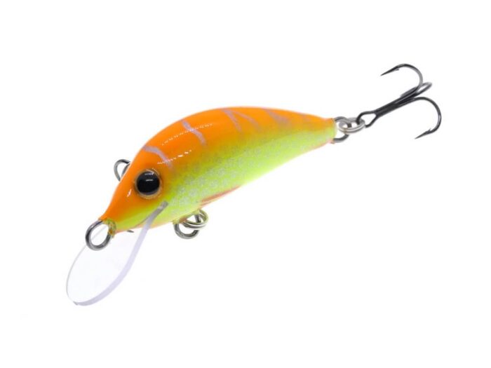 Gloog Hektor 35N, 3.5cm, 3gr (Sinking), TOF (Tiger Orange Fluo) - imagine 3
