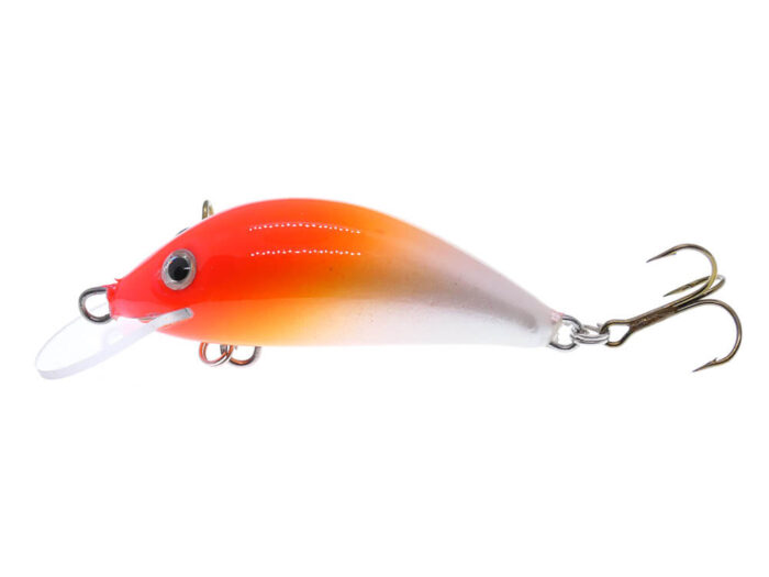 Gloog Hektor 40N, 4cm, 3.5gr (Floating), OHF (Orange Head Fluo) - imagine 2
