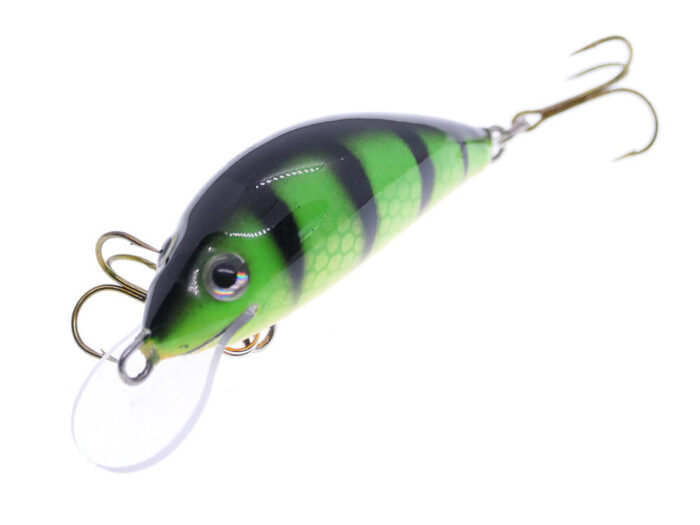 Gloog Hektor 40N, 4cm, 3.5gr (Floating), PGF (Perch Green Fluo) - imagine 3
