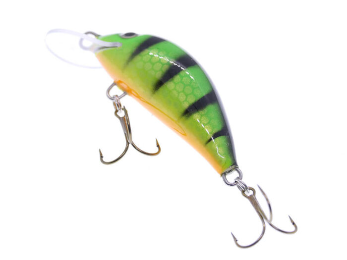 Gloog Hektor 40N, 4cm, 3.5gr (Floating), PGF (Perch Green Fluo) - imagine 4