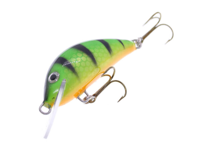Gloog Hektor 40N, 4cm, 3.5gr (Floating), PGF (Perch Green Fluo) - imagine 5
