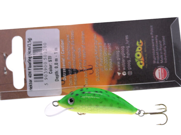 Gloog Hektor 40N, 4cm, 3.5gr (Floating), STF (Sea Trout Fluo) - imagine 7