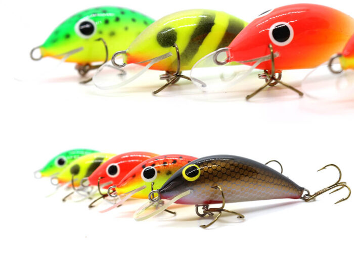 Gloog Hektor 40N, 4cm, 4.5gr (Sinking), TGF (Tiger Green Fluo) - imagine 17