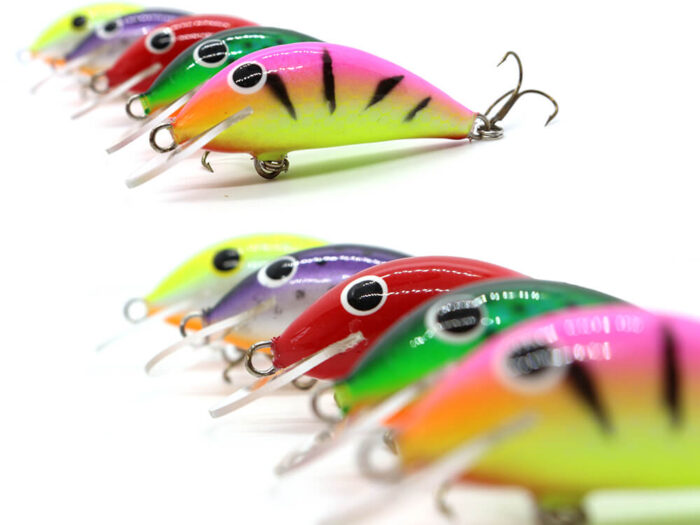 Gloog Hektor 40N, 4cm, 4.5gr (Sinking), TGF (Tiger Green Fluo) - imagine 14