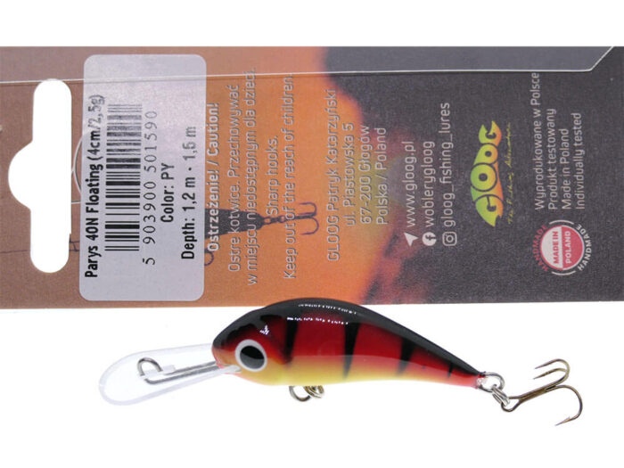Gloog Parys 40N, 4cm, 2.5gr (Floating), PY (Perch Yellow) - imagine 6