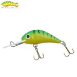 Gloog Parys 50N, 5cm, 5gr (Floating), TGF (Tiger Green Fluo) - imagine 2