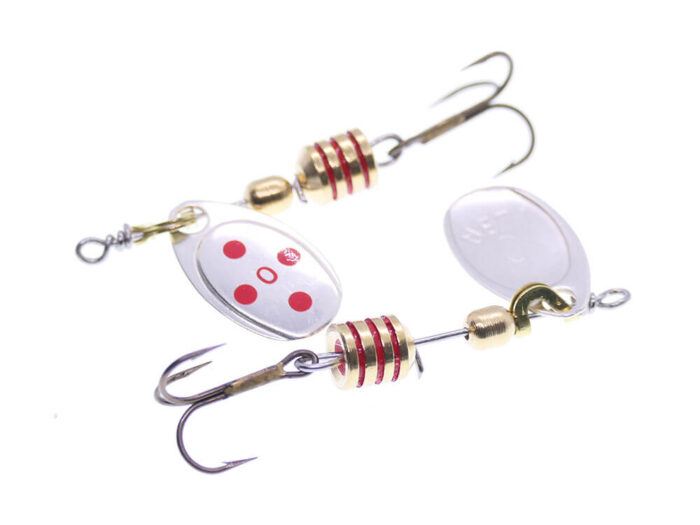 Ilba rotativa Tondo Silver/Red (argint cu puncte rosii), nr.0, 2gr (20110) - imagine 4