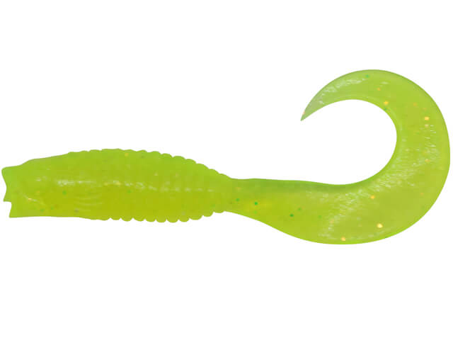 DMK-WOWG3-012H Damiki WOW Grub 7.6CM (3 inch), 012H (Chartreuse/Silver) - imagine 1