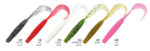 Damiki Leeches Tail 10.2CM (4 inch), 304 (Water Melon Black), 12buc/plic - imagine 6