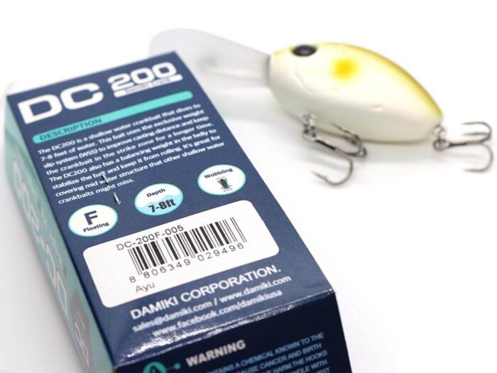 Damiki DC-200 5.5CM, 14gr (Floating) -306T (Blue Craw) - imagine 3