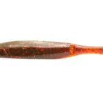 Damiki Edge Shad 10.2CM (4 inch), 204 (Motor Oil Red), 6buc/plic