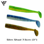 KP Baits Slim Shad 7.5CM (3”) – 5buc/plic