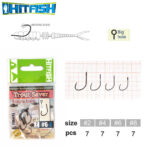 Hitfish Carlig Pastrav Debarbetat Trout Saver, marime 6 (7buc/plic) - imagine 2