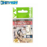 Hitfish Carlig Pastrav Debarbetat Trout Saver, marime 6 (7buc/plic) - imagine 3