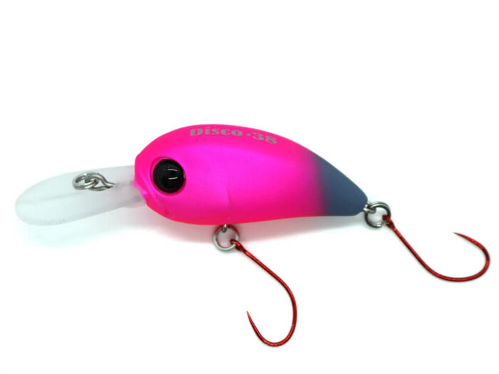 Damiki Disco Deep Trout-38 3.8CM, 4.5gr, 414P (Hot Pink Gray) - imagine 2