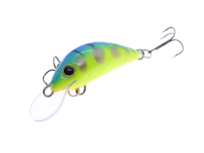 Gloog Hektor 35N, 3.5cm, 2gr (Floating), BFT (Blue Fluo Tiger) - imagine 3