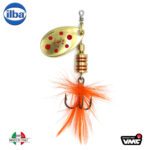 Ilba rotativa Tondo Mosca (Fly), Gold/Red + Fly Orange, nr.1, 3gr (105211)