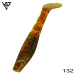 KP Baits Original Shad 5CM (2 inch), culoare 132 (Motoroil Red) (5buc/plic)