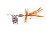 Ilba rotativa Tondo Mosca (Fly), Silver/Red + Fly Orange, nr.0, 2gr (105110)