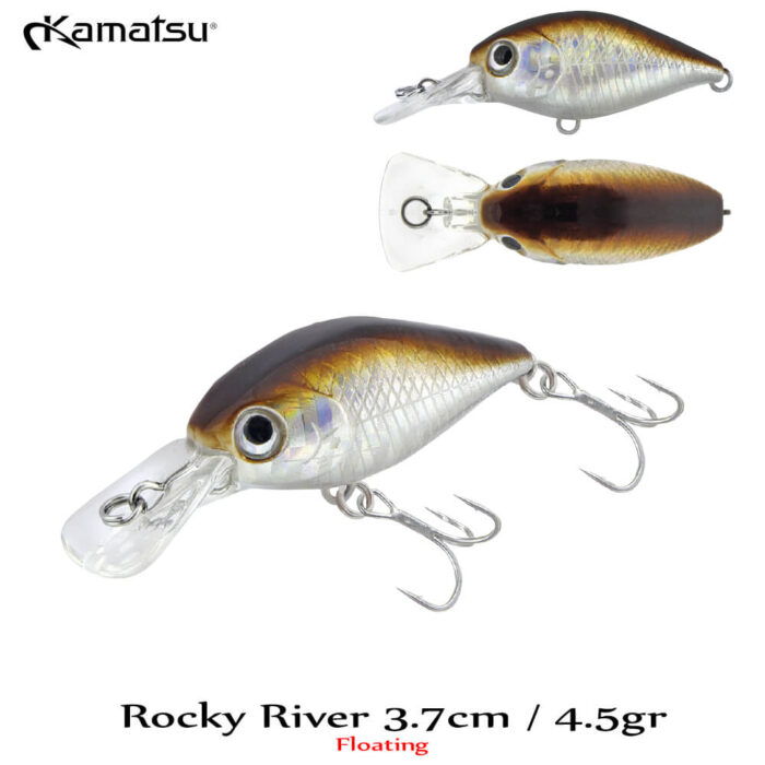 Kamatsu Rocky River 3.7cm, 4.5gr (Floating) - imagine 2