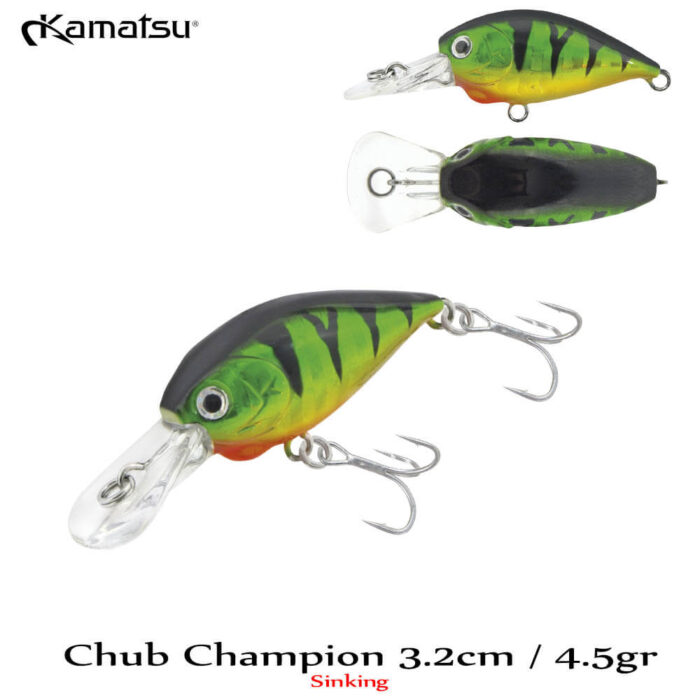Kamatsu Chub Champion 3.2cm, 4.5gr (Sinking) - imagine 2