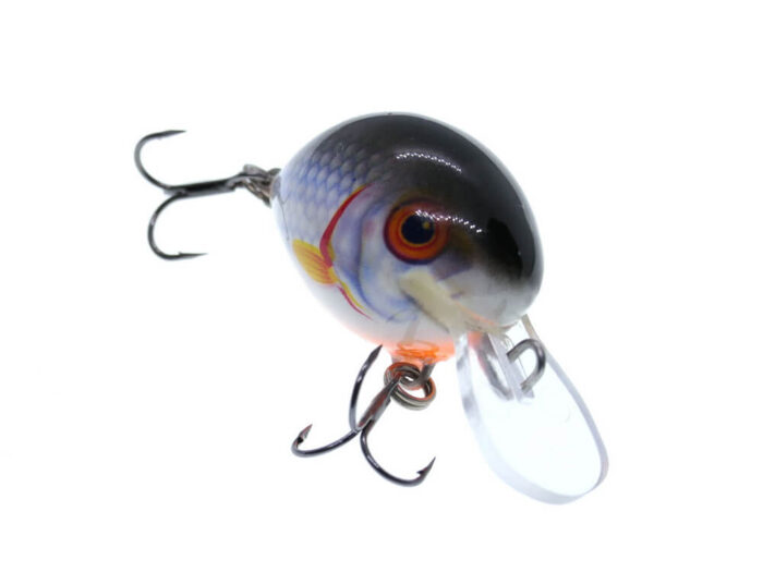 Vidra Lures Atomic Chub 2.8cm, 5gr, Sinking, BKR (Black Red Gill) - imagine 4