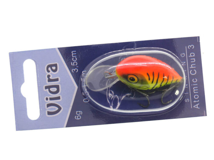 Vidra Lures Atomic Chub 3.5cm, 6gr, Sinking, HT (Hot Tiger) - imagine 5