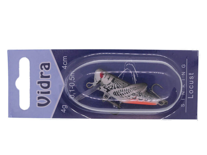 Vidra Lures Locust 4cm, 4gr, Sinking, BK (Black) - imagine 4