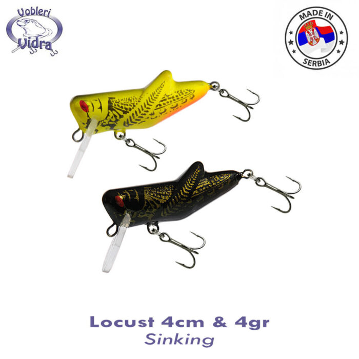 Vidra Lures Locust 4cm, 4gr, Sinking - imagine 2