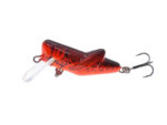 Vidra Lures Locust 4cm, 4gr, Sinking, FOB (Fluo-Orange BlackBack) - imagine 5