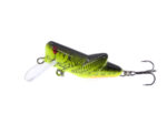 Vidra Lures Locust 4cm, 4gr, Sinking, LB (Lime Black) - imagine 2
