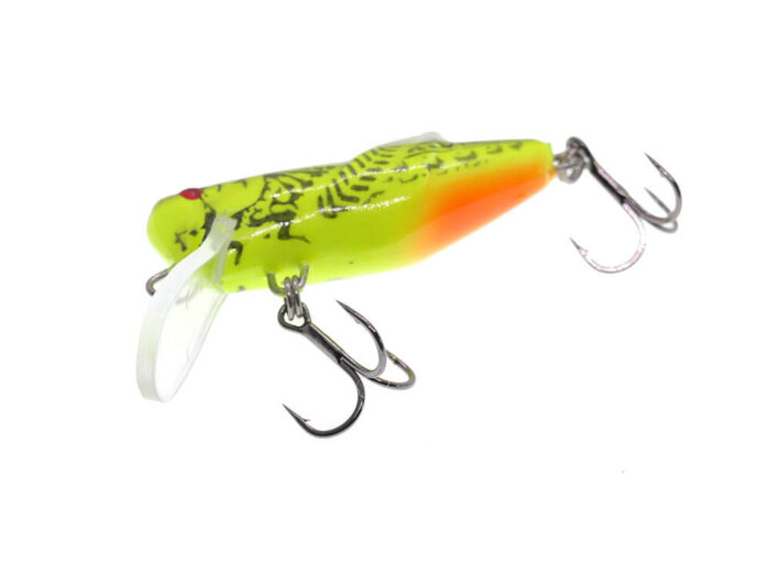 Vidra Lures Locust 4cm, 4gr, Sinking, LB (Lime Black) - imagine 4