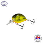 Vidra Lures Atomic Chub 2.8cm, 5gr, Sinking, FYB (Fluo-Yellow Black)