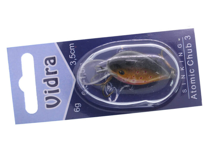 Vidra Lures Atomic Chub 3.5cm, 6gr, Sinking, BRT (Brown Trout) - imagine 5