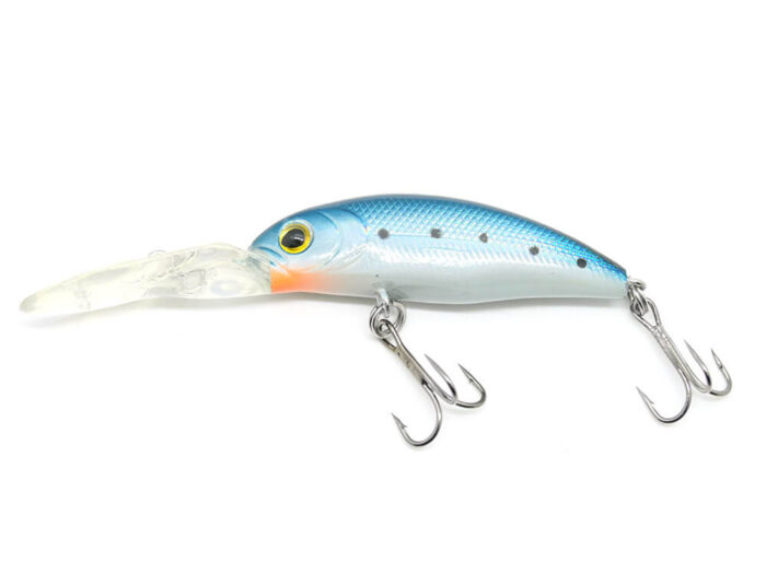 Kamatsu Sharp Shad 4.5cm, 4.5gr (floating), 018 (Spotted Blue) - imagine 13