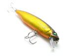 Damiki TOKON MINNOW-90SF 9CM, 13Gr (Slow Floating), 236H (Black Gold Holo) - imagine 3