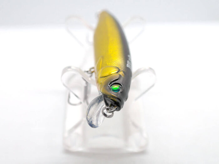 Damiki TOKON MINNOW-90SF 9CM, 13Gr (Slow Floating), 236H (Black Gold Holo) - imagine 6