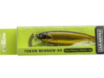 Damiki TOKON MINNOW-90SF 9CM, 13Gr (Slow Floating), 236H (Black Gold Holo) - imagine 8