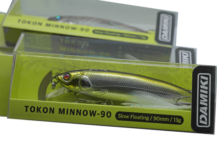 Damiki TOKON MINNOW-90SF 9CM, 13gr (Slow Floating) - imagine 3