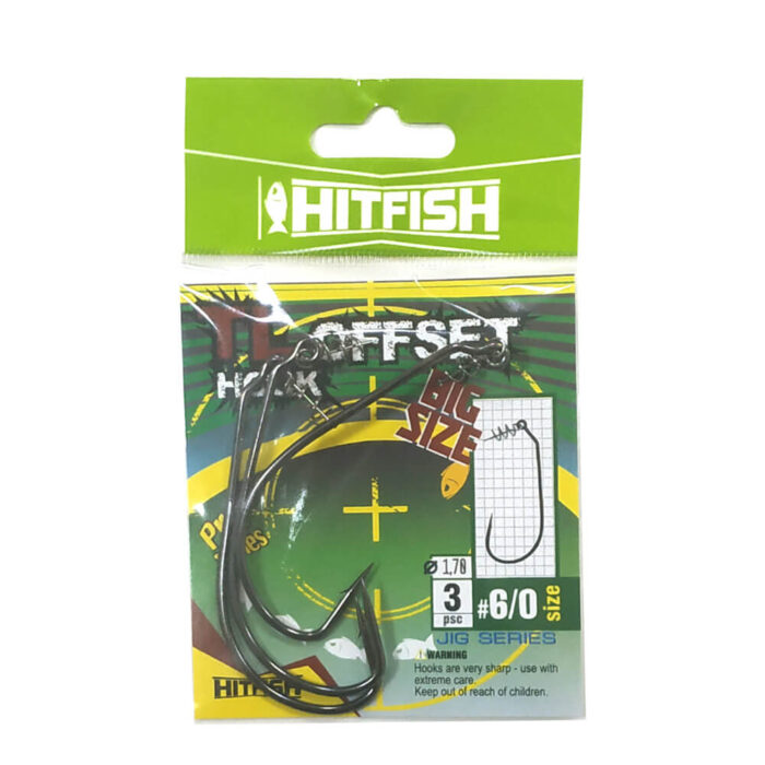 Hitfish Carlig Offset cu arc TLO, marime 6/0 (3buc/plic) - imagine 2