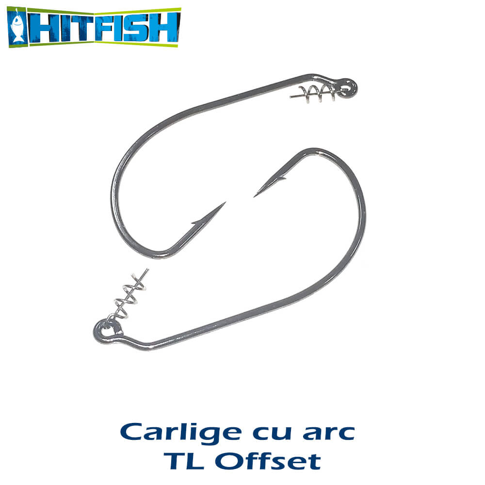 TLO-Cover01 Hitfish Carlig Offset cu arc TLO, marime 6/0 (3buc/plic) - imagine 1