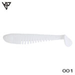 KP Baits Skeleton Shad 7.5CM (3 inch), culoare 001 (5buc/plic)