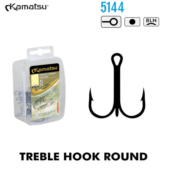 Kamatsu Ancora Tripla Round K-077 BLN, marime 5 (20buc/cutie) - imagine 3