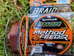Konger Fir Textil Method Feeder X8 Dark Brown 0.10mm, 11.30kg, 150m - imagine 5